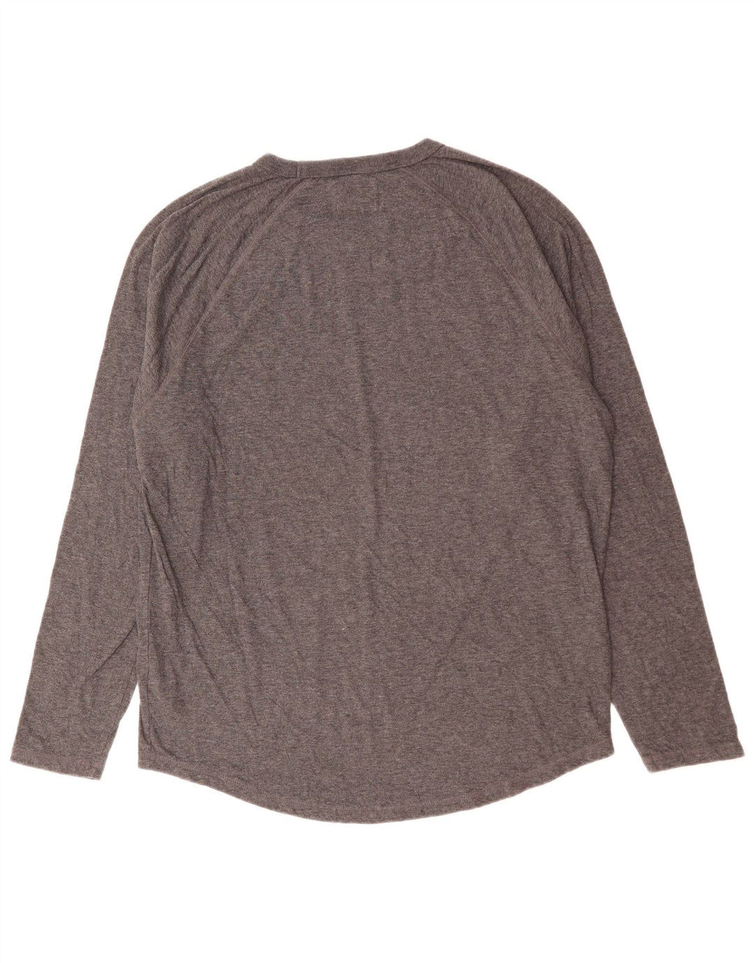 Maglia da uomo a maniche lunghe Abercrombie & Fitch 2XL in cotone grigio