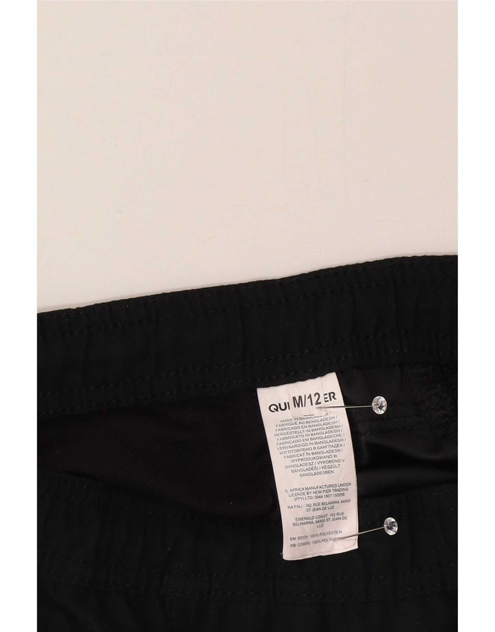 Pantaloncini da bagno Quiksilver per ragazzi 11-12 anni medio poliestere nero