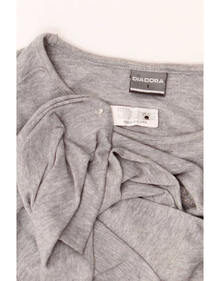 Maglietta Diadora Donna Top US 3 Small Grigia Modal