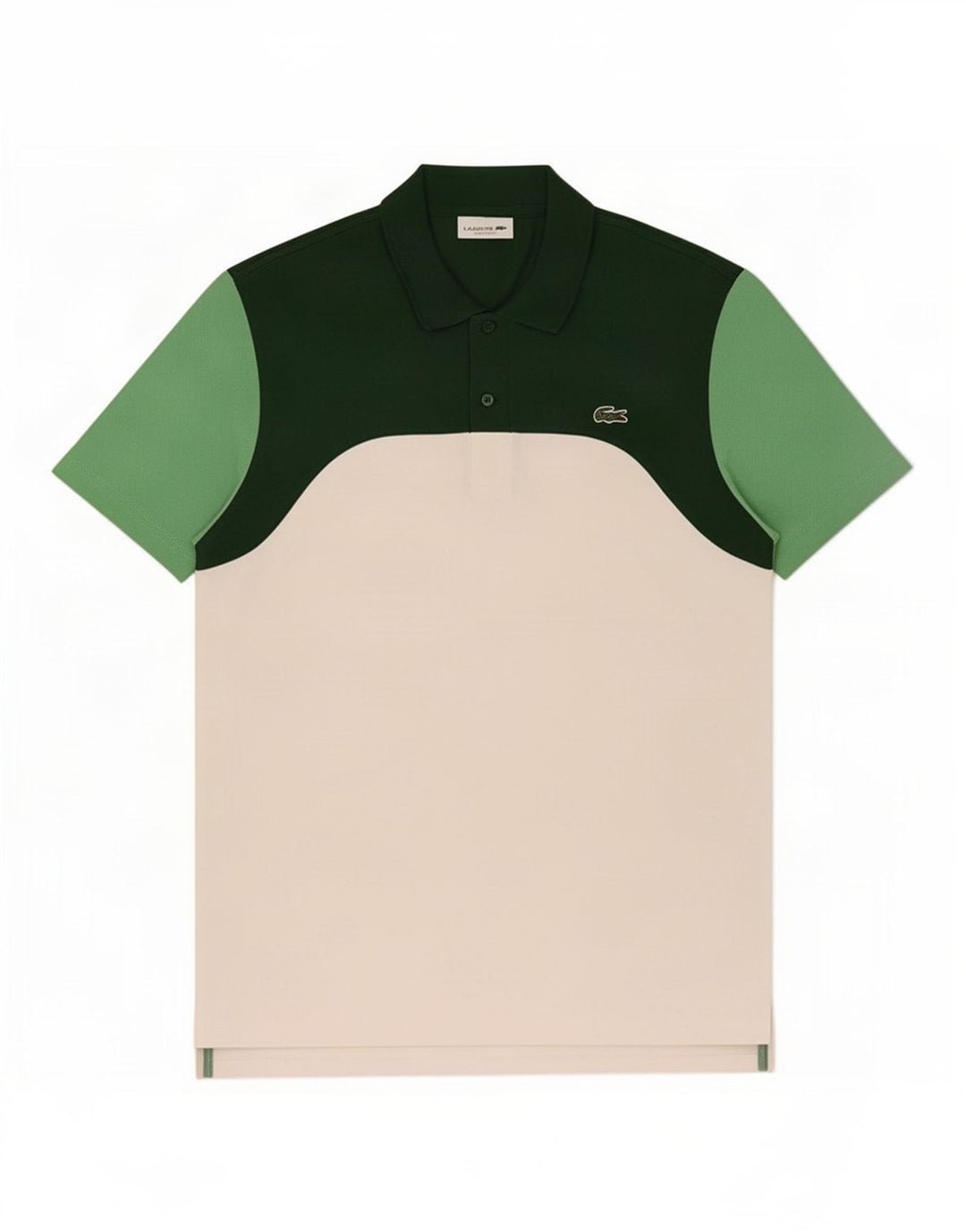 Polo Lacoste da uomo vestibilità regolare colore verde medio