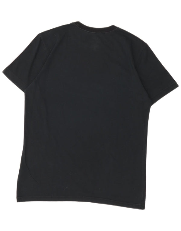 Nike Mens Dri Fit Graphic T-Shirt Top Medium Black Cotton