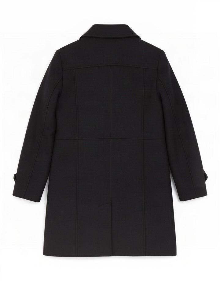 Soprabito da donna con zip intera Morgan EU 40 medio in lana blu navy
