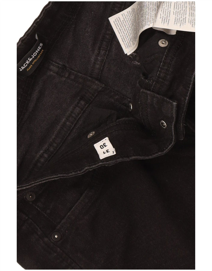 Jeans slim da uomo Jack & Jones W31 L30 cotone nero
