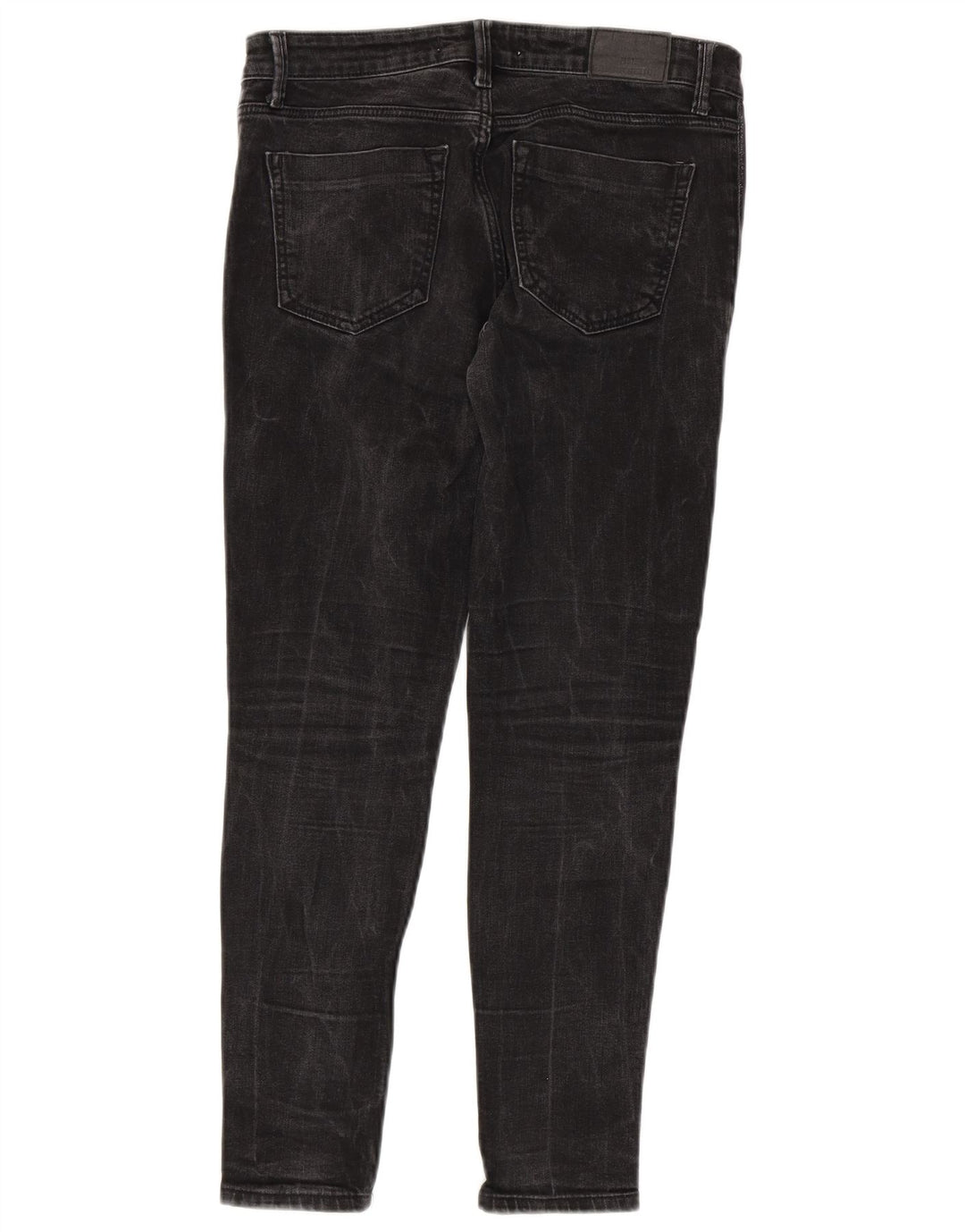 Jeans slim da donna Zara EU 38 Small W28 L27 Grigio