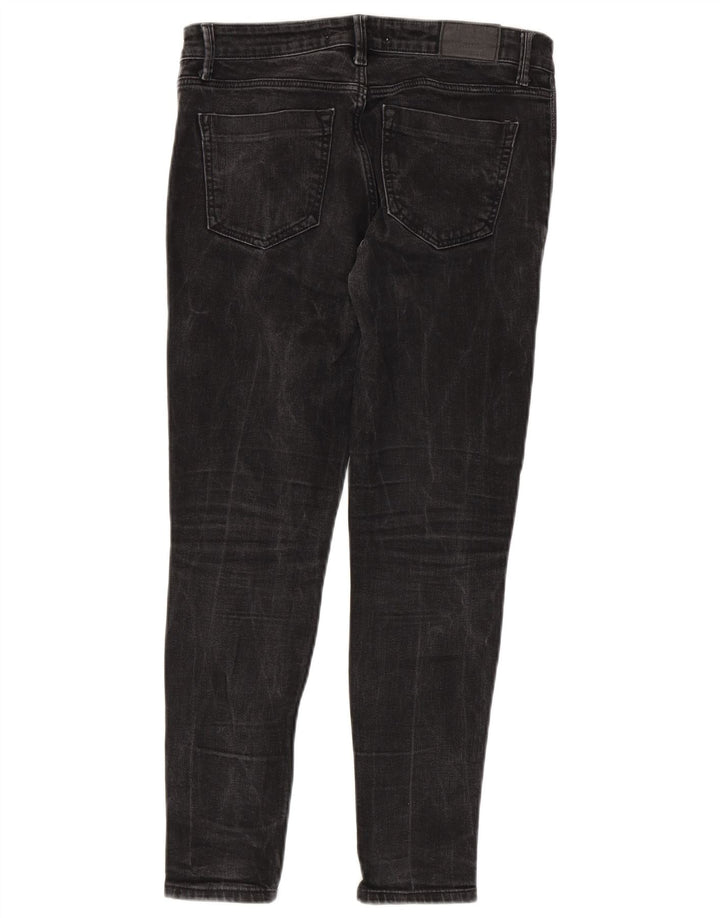 Jeans slim da donna Zara EU 38 Small W28 L27 Grigio