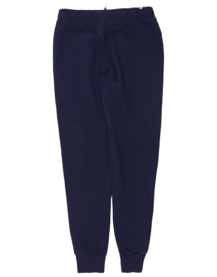 Pantaloni da tuta da uomo Puma Joggers medi in cotone blu navy