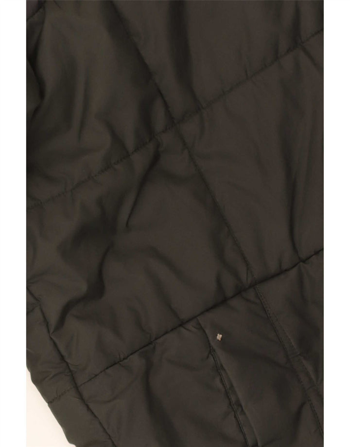 Giacca imbottita con cappuccio Adidas da ragazzo 13-14 anni Poliestere color block kaki