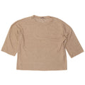 ZARA Womens Oversized Crew Neck Jumper Sweater UK 10 Small Beige