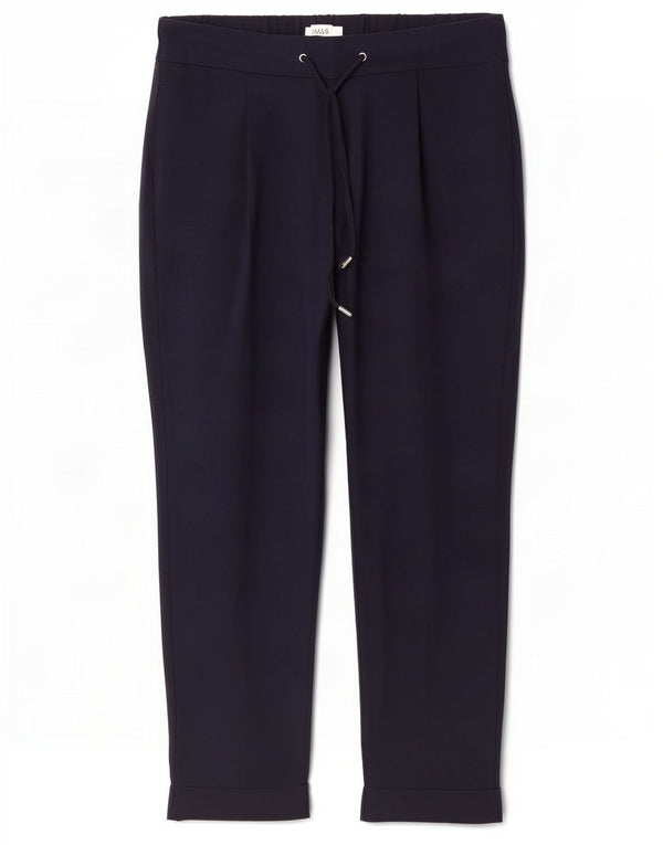 Pantaloni casual slim da donna Marks & Spencer UK 10 Small W30 L28 Blu navy