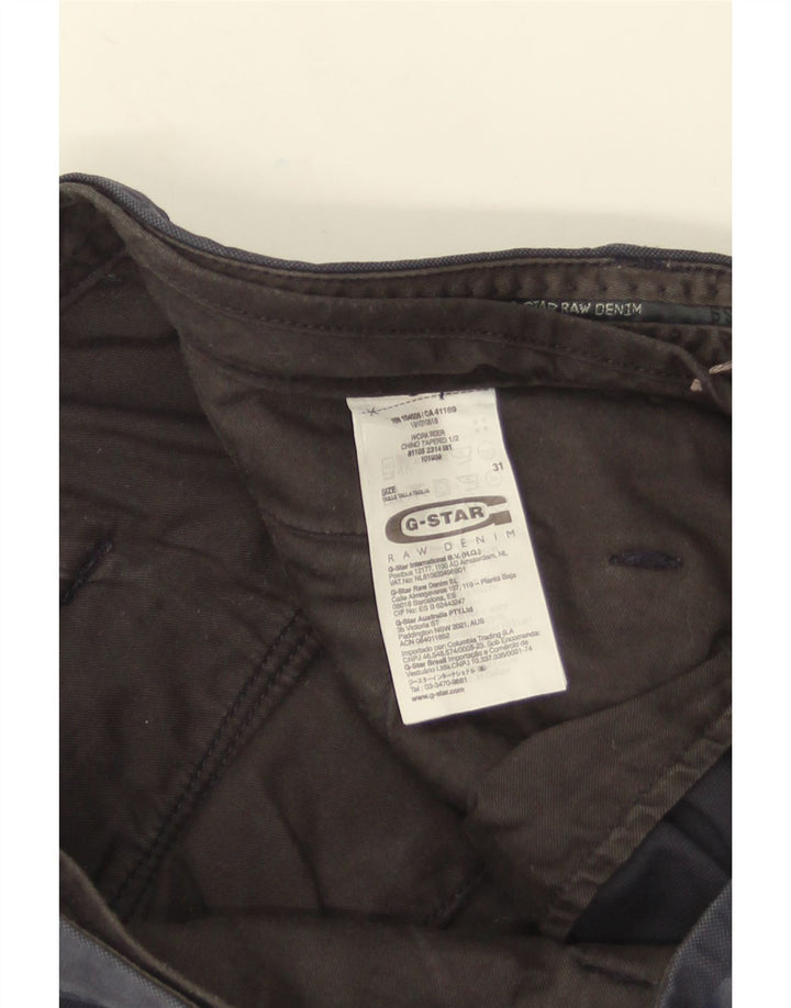 Pantaloncini cargo da uomo G-Star W31 cotone blu navy medio