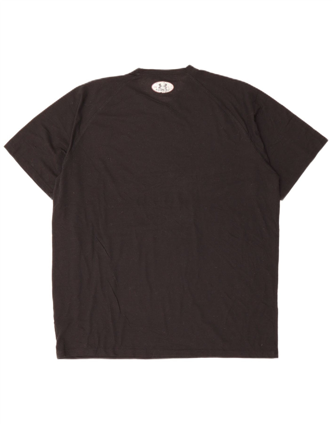 T-shirt Heat Gear da uomo UNDER ARMOUR Top grande in poliestere nero