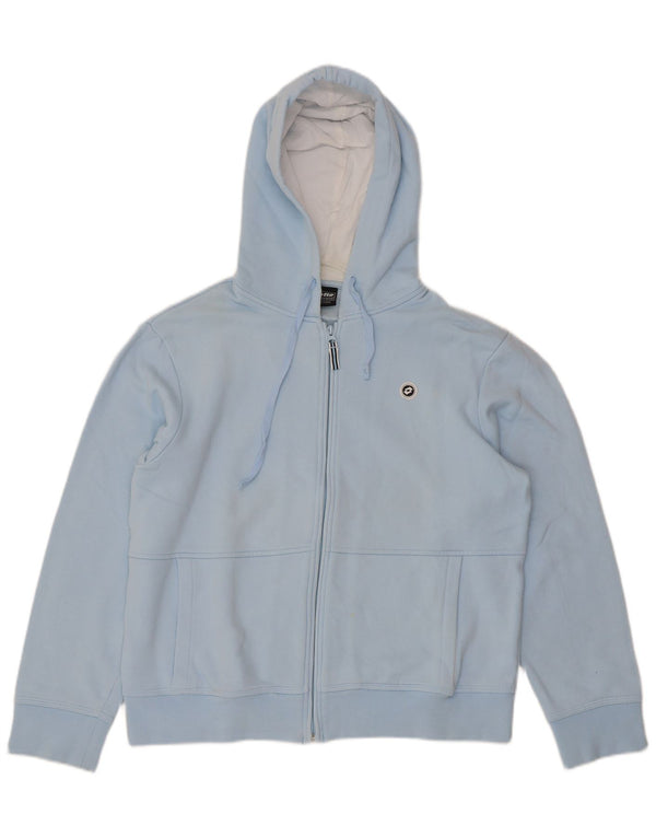 Maglione con cappuccio e zip da donna Lotto UK 18 XL Cotone blu