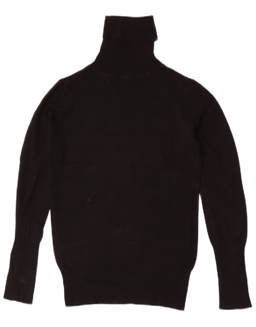 Maglione maglione collo alto da donna Zara UK 10 piccolo nero