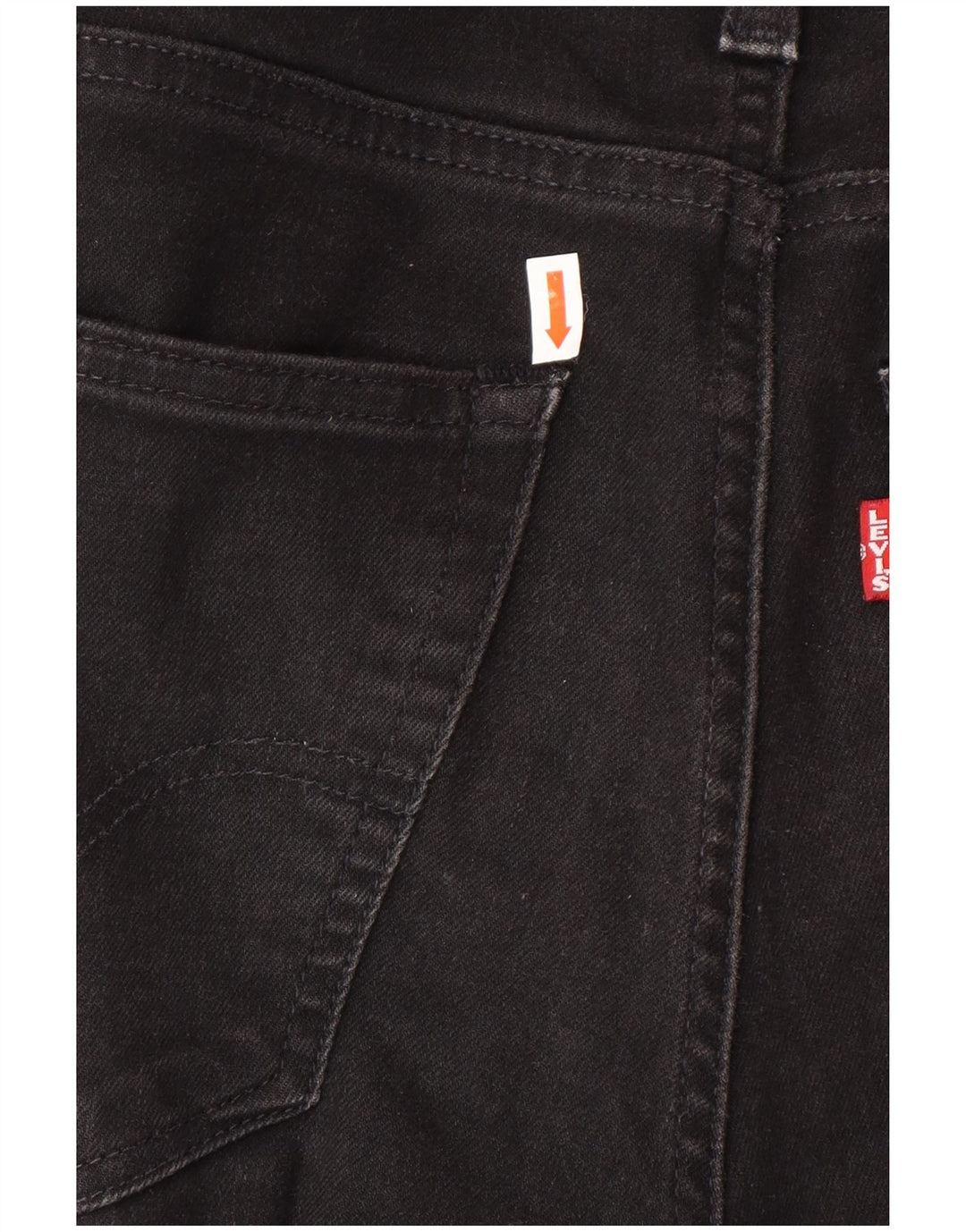 Jeans skinny affusolati da uomo LEVI'S W32 L32 cotone nero