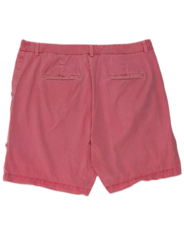 Pantaloncini chino da donna Marks & Spencer UK 16 Large W36 cotone rosa