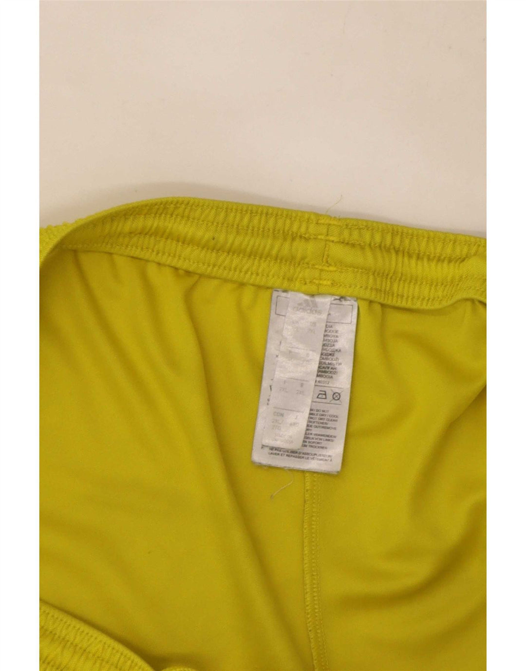 Pantaloncini sportivi Adidas Aeroready da uomo 2XL poliestere giallo
