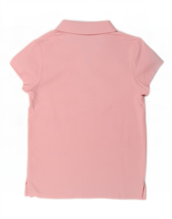 Polo da donna Tommy Hilfiger UK 14 grande cotone rosa