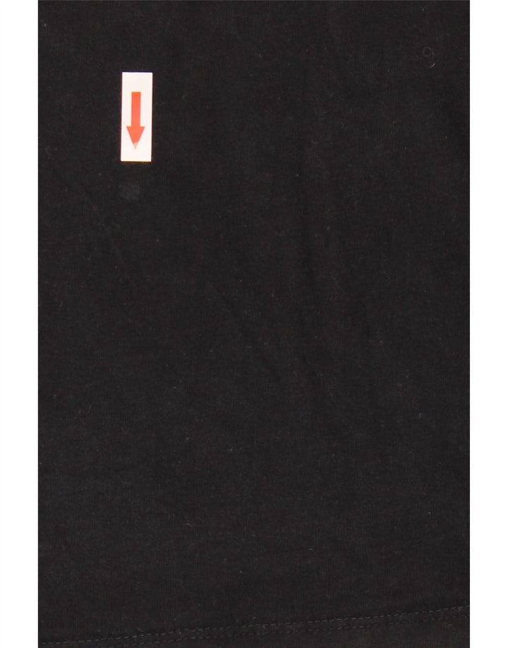 T-shirt da uomo Superdry Top grande in cotone nero