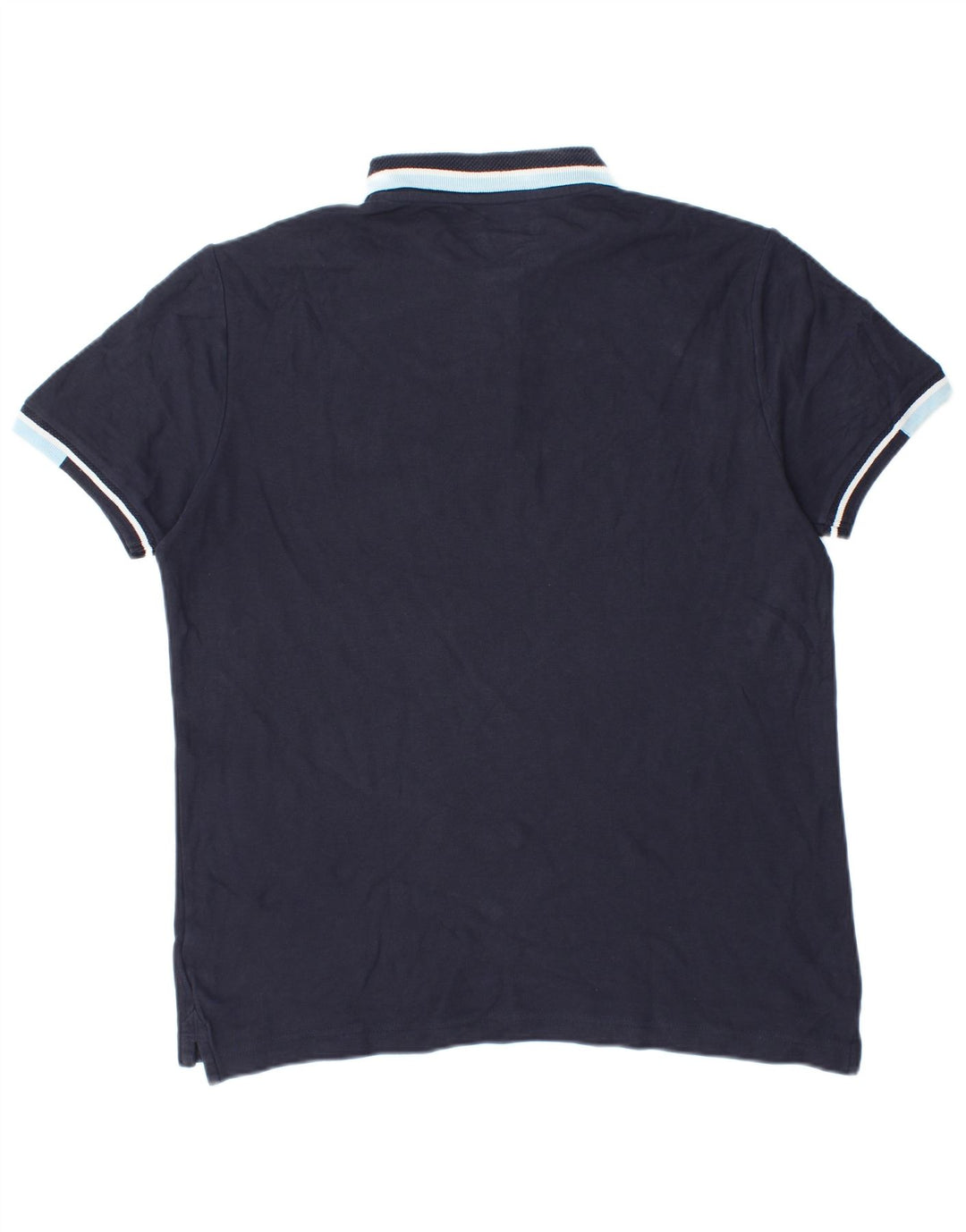 Polo da uomo LOTTO Life Large in cotone blu navy