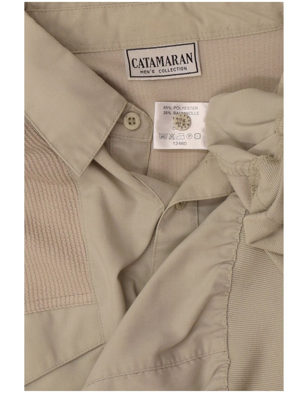 Camicia pullover da uomo Catamaran Poliestere beige medio