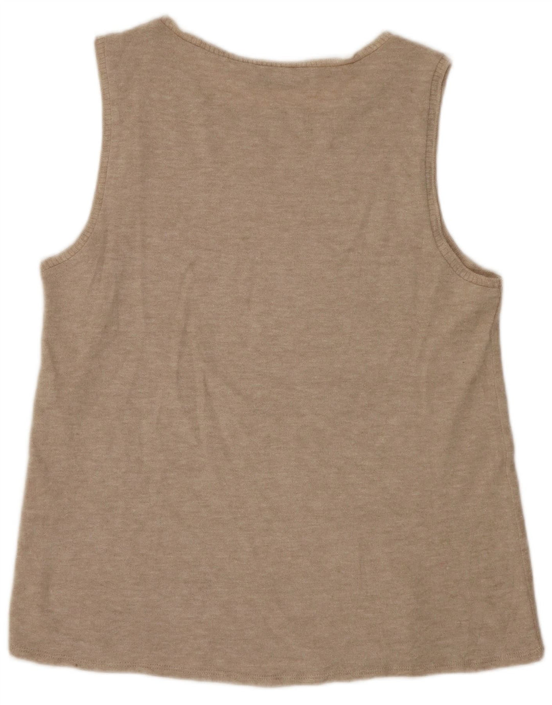 Canottiera Zara da donna UK 10 piccola beige screziata