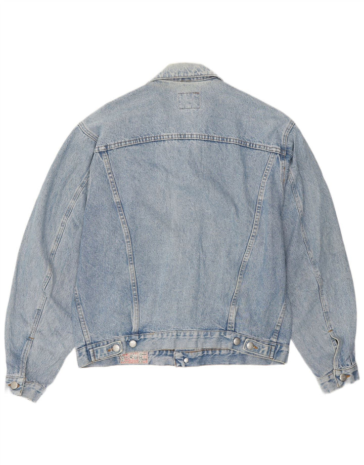 Giacca di jeans da uomo Rifle UK 40 grande cotone blu