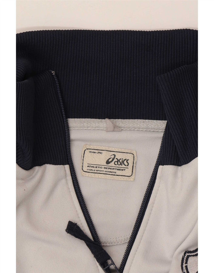 Giacca da ginnastica da uomo Asics, giacca grande, colore grigio