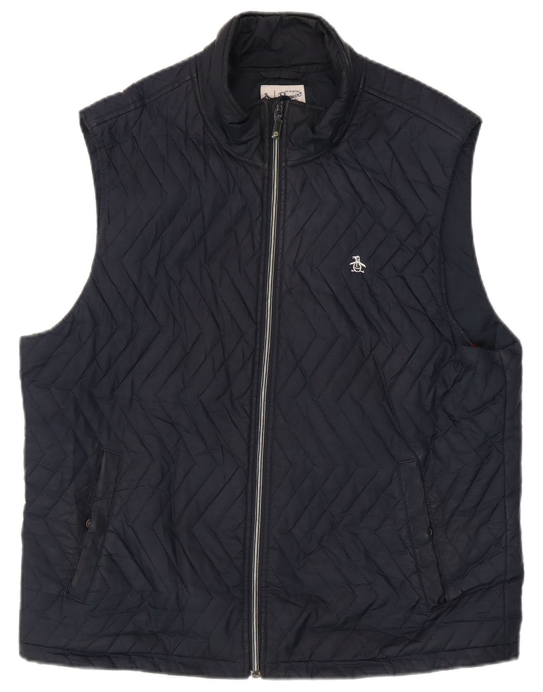 Gilet imbottito da uomo Penguin UK 40 grande poliestere blu navy