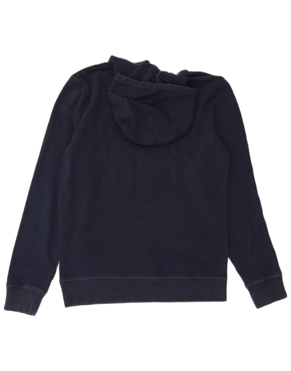 Maglione con cappuccio grafico da uomo Jack & Jones piccolo in cotone blu navy