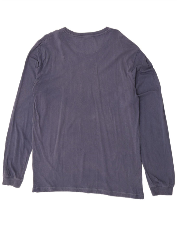 Top grafico da uomo Champion manica lunga XL blu