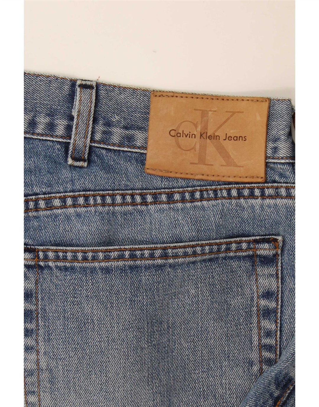 Jeans dritti da donna Calvin Klein W36 L28 Blu