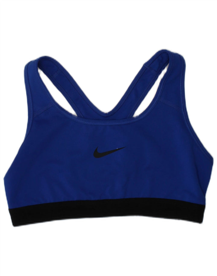 Reggiseno sportivo Nike da donna Top piccolo blu in poliestere sportivo