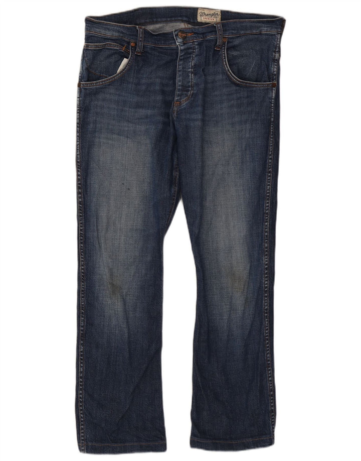 Jeans dritti da uomo Wrangler Spencer W34 L29 cotone blu