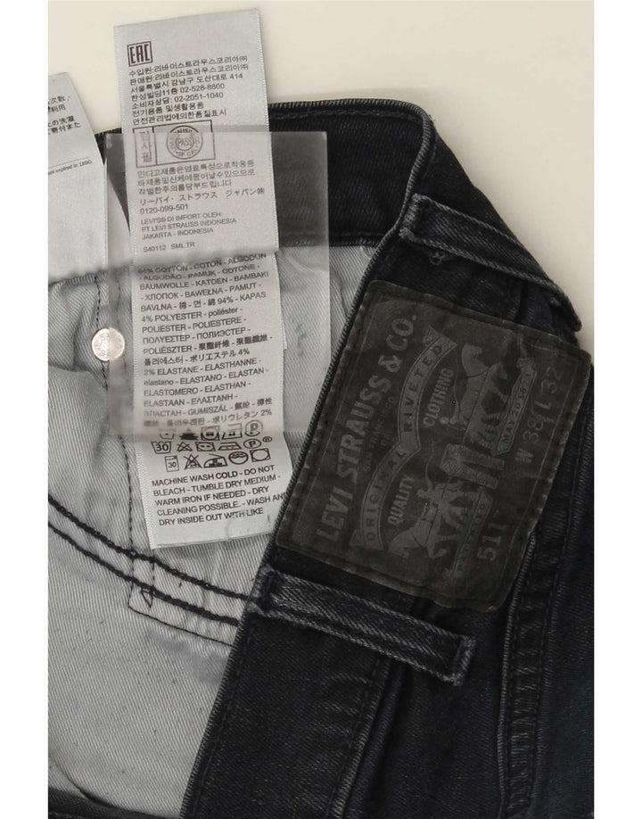 Jeans Levi's Uomo 511 Slim W38 L32 Cotone Blu