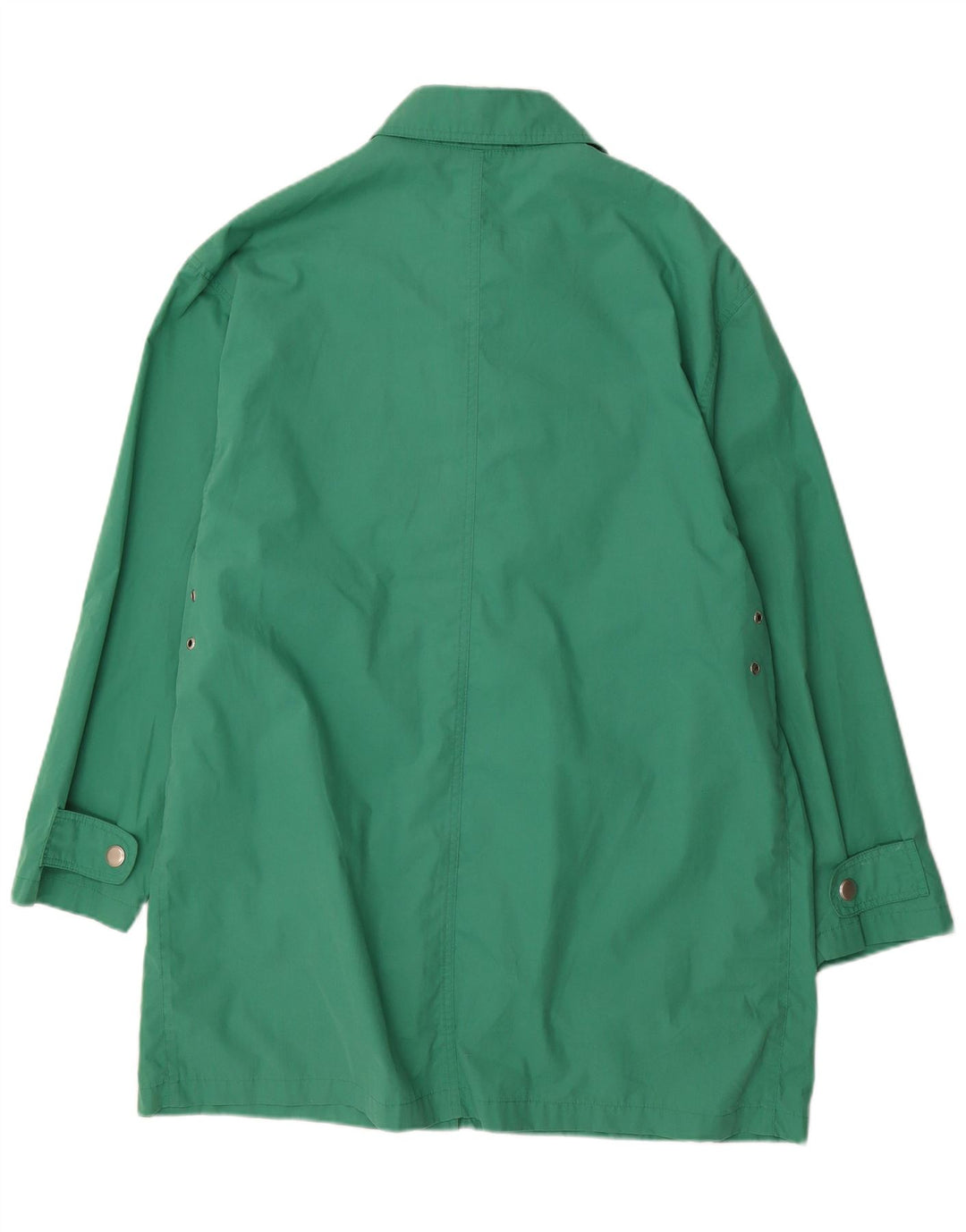 Soprabito oversize da donna VINTAGE UK 16 grande poliestere verde
