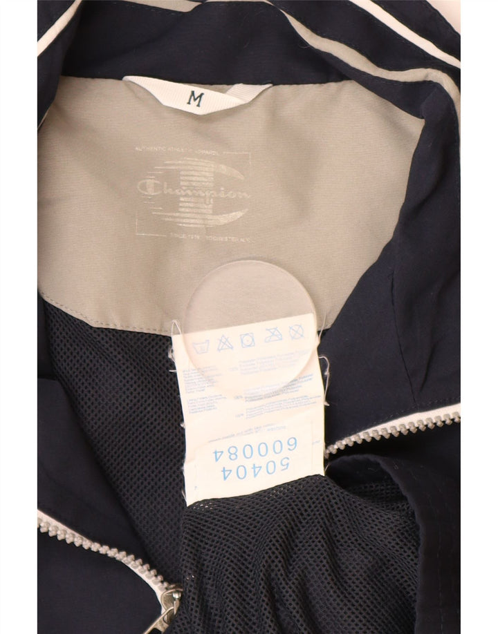 CHAMPION Giacca da tuta da uomo in poliestere color block medio blu navy