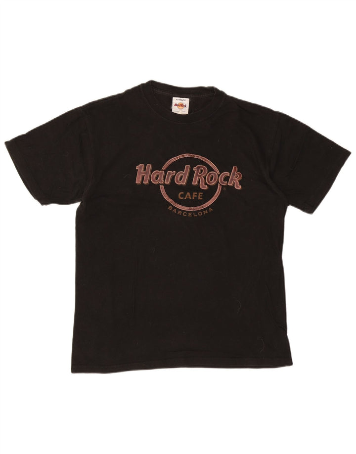 HARD ROCK CAFE T-shirt grafica da uomo Barcellona, media, nera