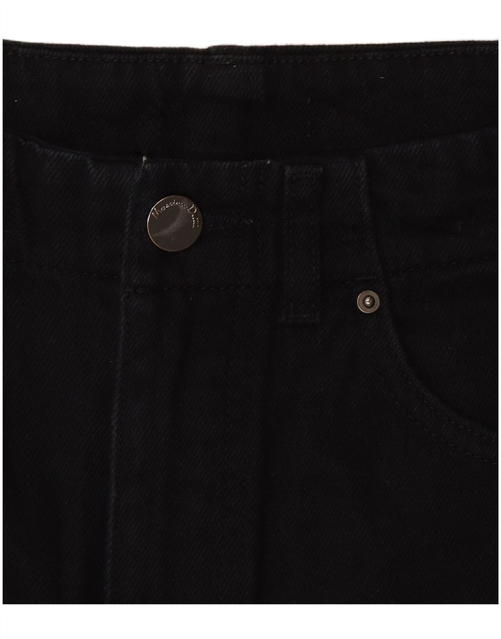 Jeans corti da uomo a vita alta Massimo Dutti W28 L24 neri