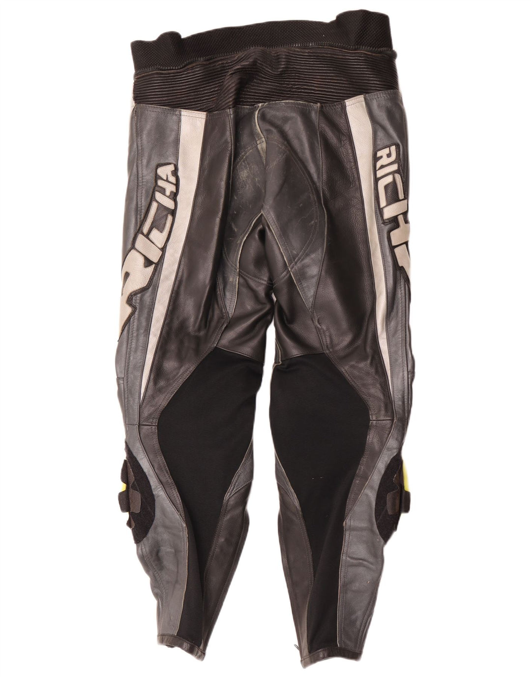 Pantaloni in pelle da uomo Richa EU 52 Large W34 L29 Colorblock nero