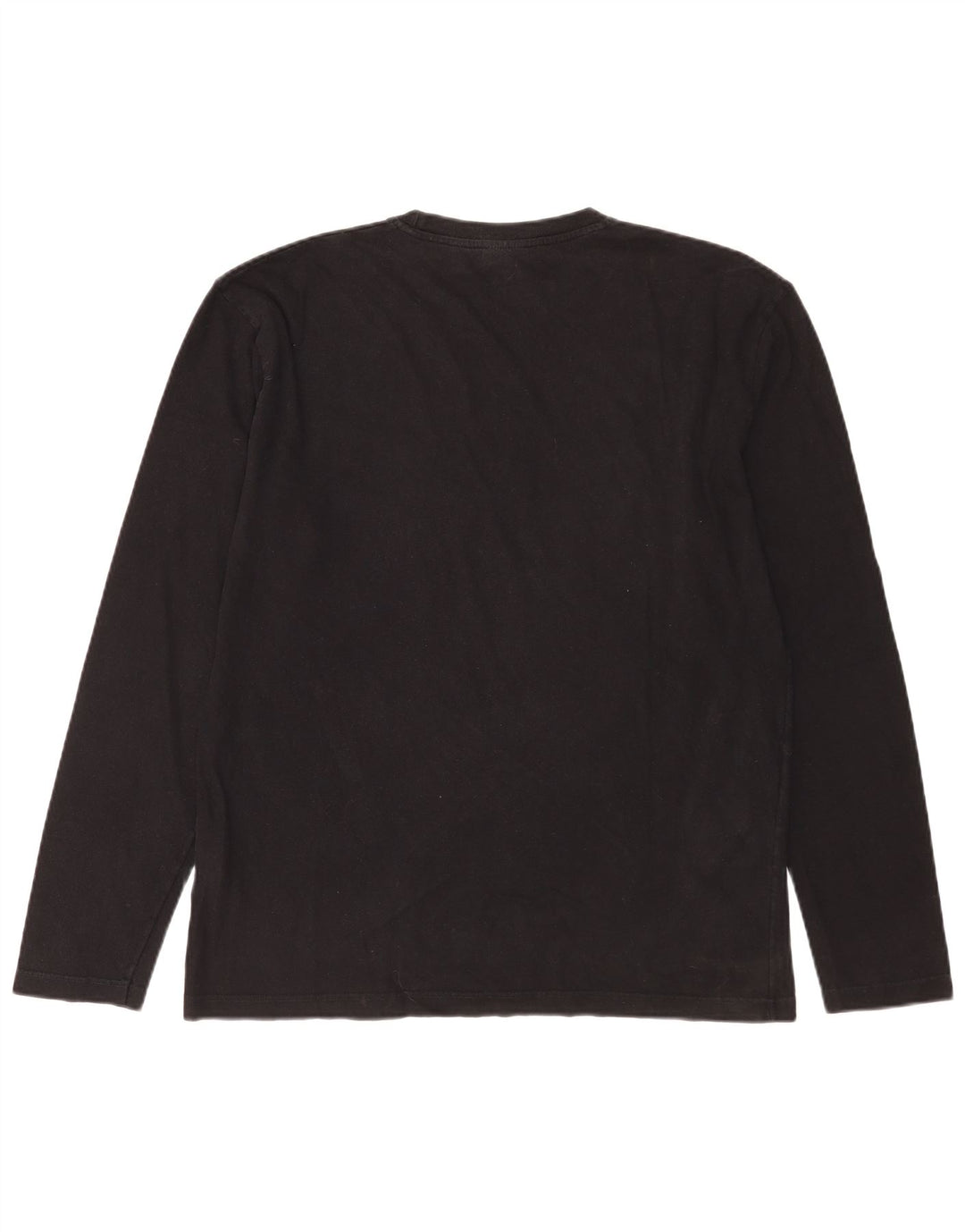 Levi's Maglietta grafica da uomo a maniche lunghe grande in cotone nero