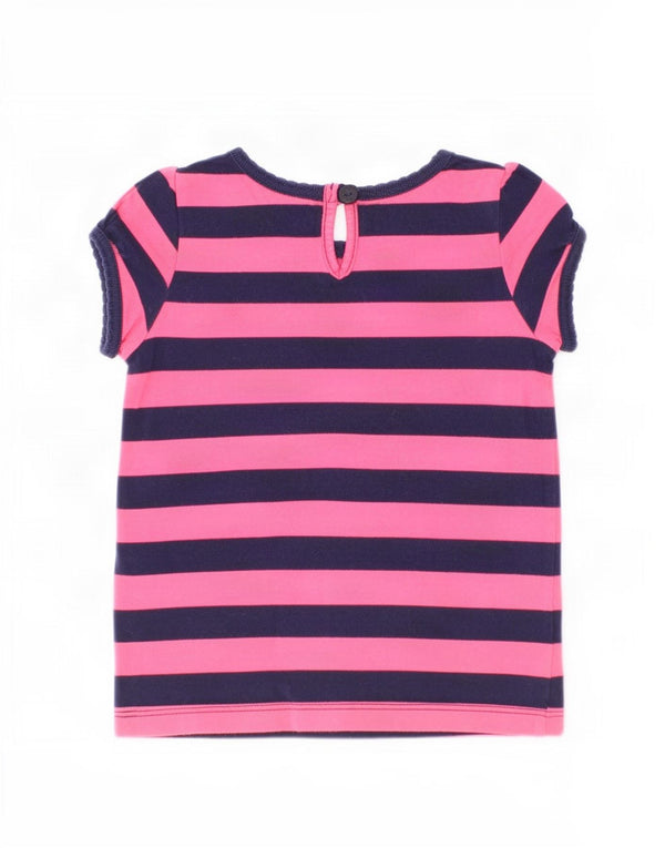 Tommy Hilfiger neonata 12-18 mesi cotone a righe rosa