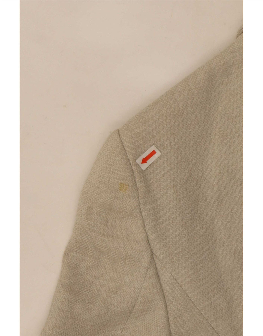 Giacca blazer a 2 bottoni da donna Emporio Armani IT 40 piccola poliestere grigio