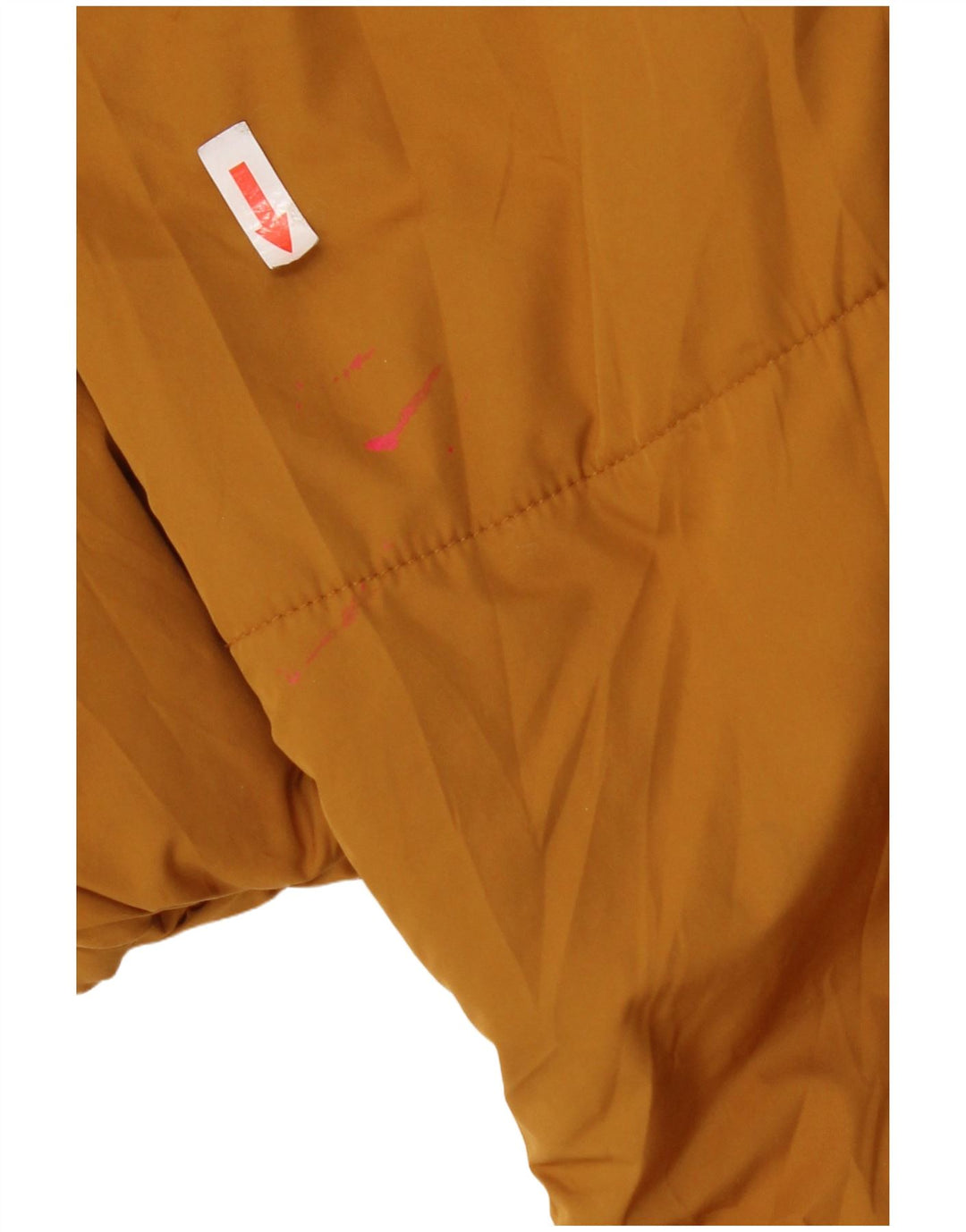 Giacca imbottita con cappuccio da donna Marks & Spencer UK 12 poliestere giallo medio
