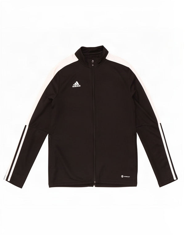 Giacca da tuta da donna Adidas Aeroready UK 16/18 grande nera