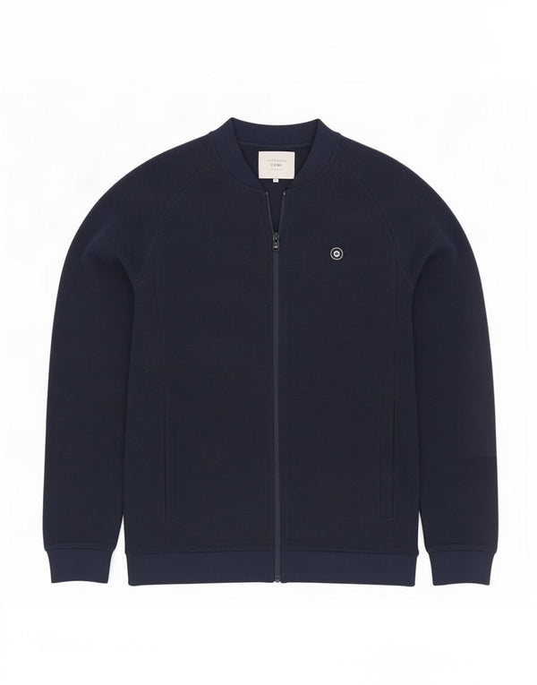 Jack & Jones Giacca da uomo Core della tuta da ginnastica media in poliestere blu navy