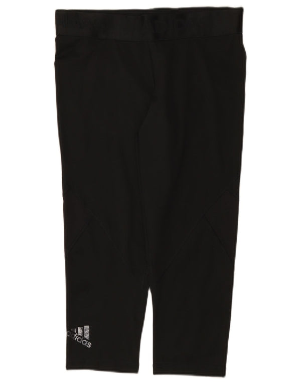 Leggings Adidas Climacool Graphic Capri da donna UK 12/14 Medio Nero