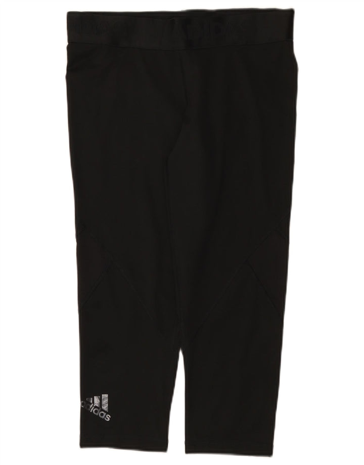 Leggings Adidas Climacool Graphic Capri da donna UK 12/14 Medio Nero