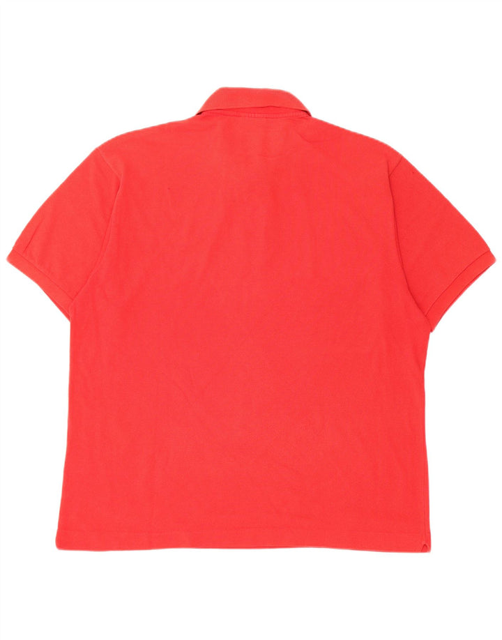 Polo da uomo Lacoste taglia 5 grande in cotone rosso