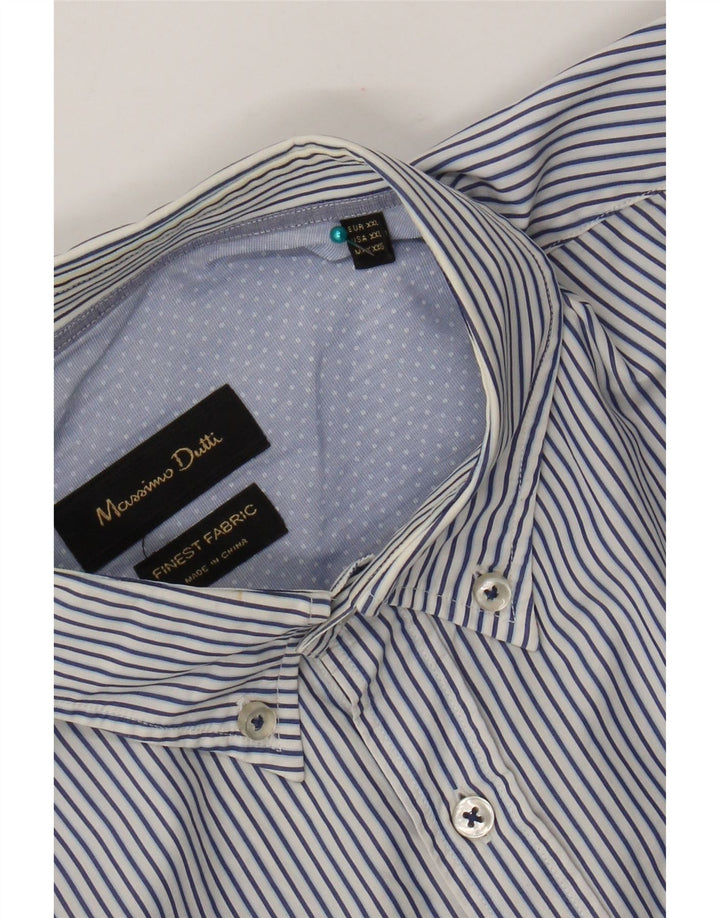 Camicia da uomo Massimo Dutti 2XL a righe blu
