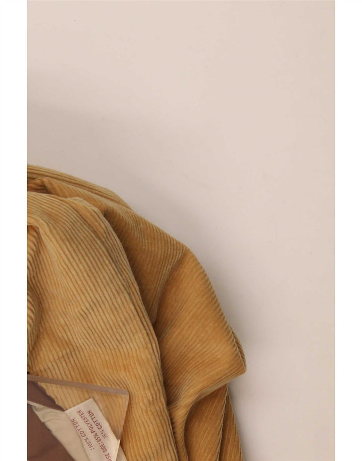 Giubbotto bomber reversibile con cappuccio vintage da uomo UK 38 Colorblock marrone medio